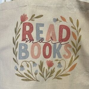 Read more books tote bag